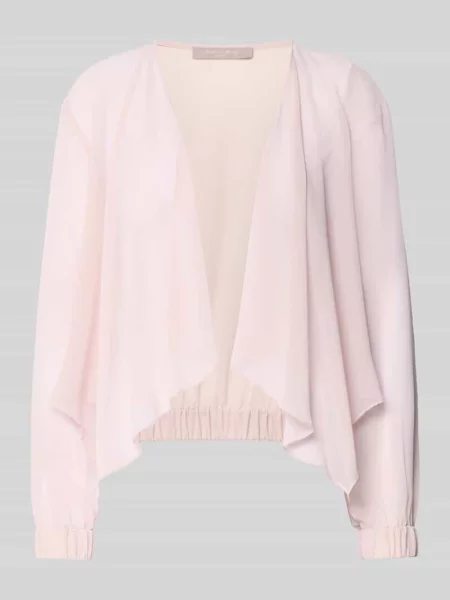 Bolerko o kroju relaxed fit z półprzezroczystego materiału Christian Berg Cocktail różowa