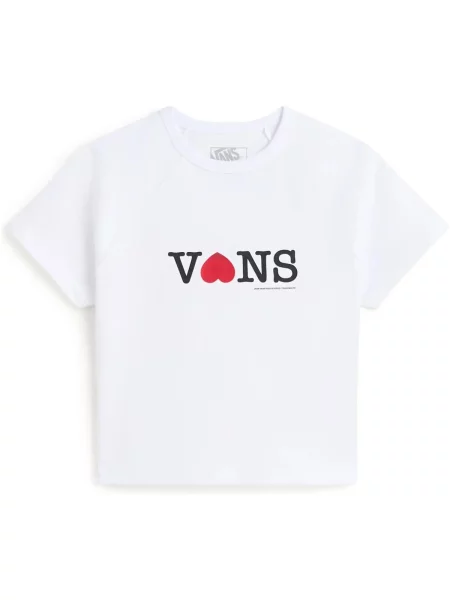 Tricou copii Vans alb