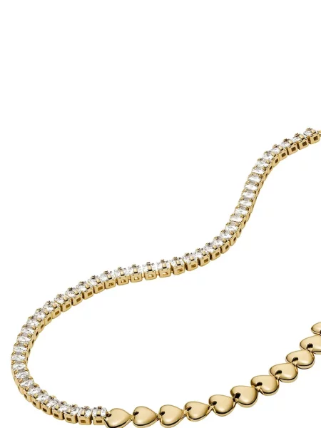 Fossil намисто з кристалом Sutton