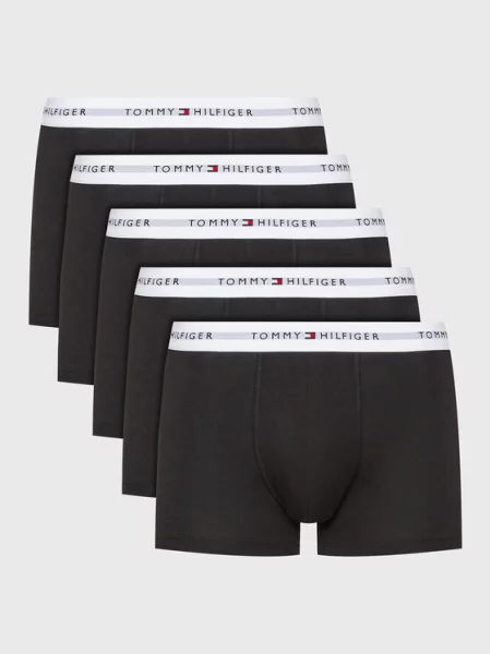 Боксери Tommy Hilfiger Trunk 3 pairs black/black/black/black/black чорні