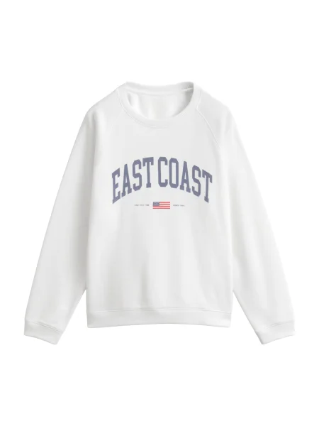 GANT Pulover bleumarin / roșu deschis alb