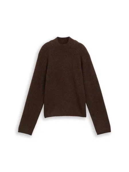 TOM TAILOR DENIM Pulover amestecat maro