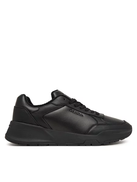 Laisvalaikio batai Calvin Klein City Runner Laceup Lth Mix juoda