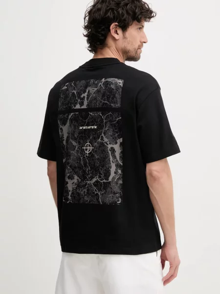 BOSS Orange tricou din barbati cu imprimeu negru
