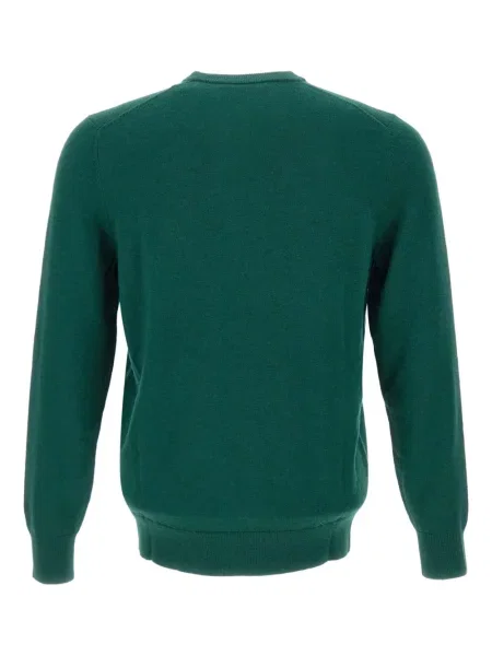 Pulover Mc2 Saint Barth cu decolteu rotund verde