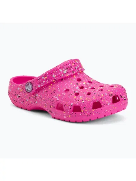 Gyerek papucsok Crocs Classic Paint Splatter Clog. Méret: EU rózsaszín
