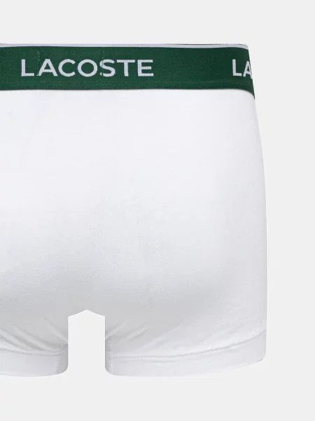 LACOSTE Boxeralsók szürke melír / benzin / fekete fehér