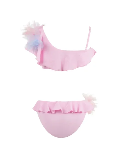 Bikini dziecięce Nessi Byrd różowe