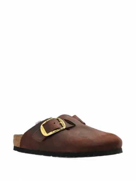 Avikailio mulės Birkenstock su sagtimis ruda