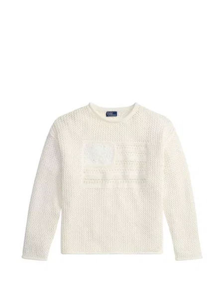 Tricou polo Polo Ralph Lauren cu imagine alb