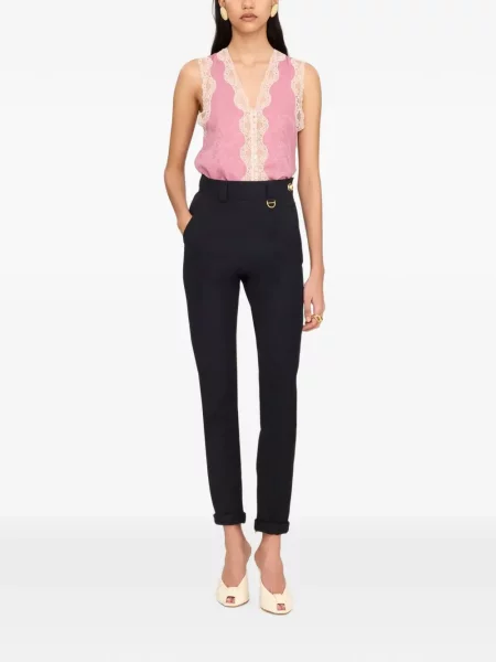 Top Chloé din jacard roz