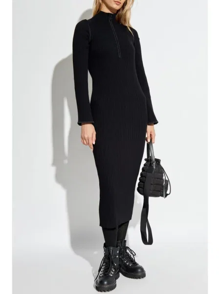 Kostiumas briaunotas suknele Moncler juoda