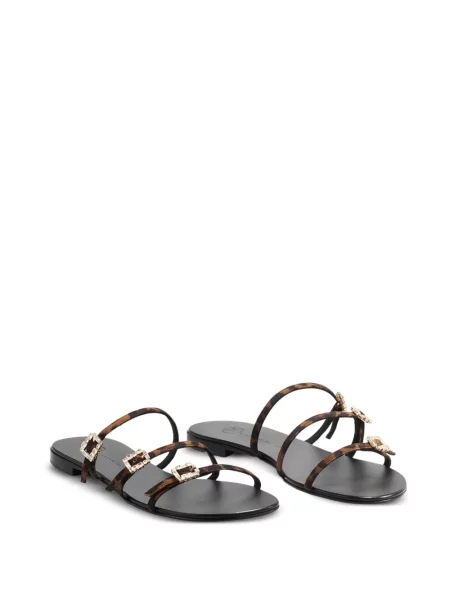 Sandale Temperley London cu cataramă negru