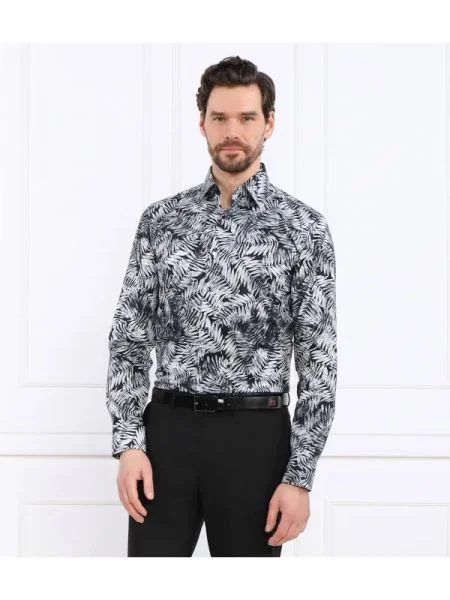 BOSS BLACK Cămașă negru