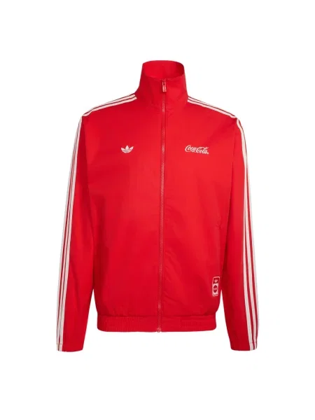ADIDAS ORIGINALS Geacă de primăvară-toamnă Coca Cola Classic Firebird roșu alb