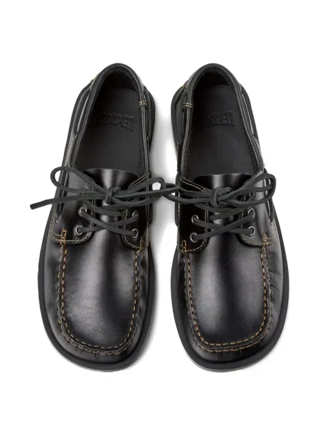 Sneakerși Camper din dantelă negru