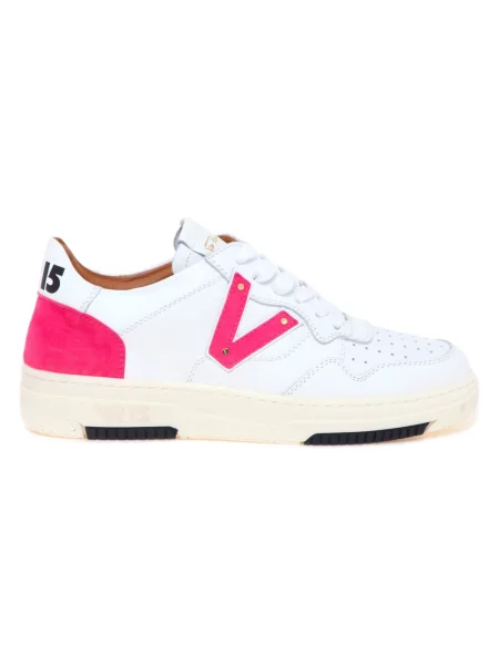 Sneakersy Via Roma 15 zamszowe białe