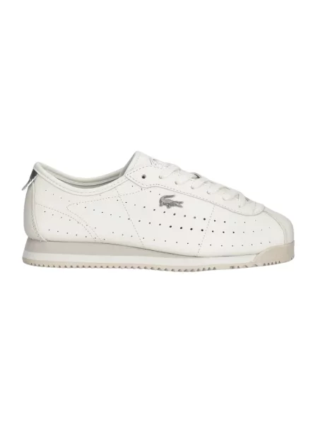 Sneakersy Lacoste skórzane beżowe