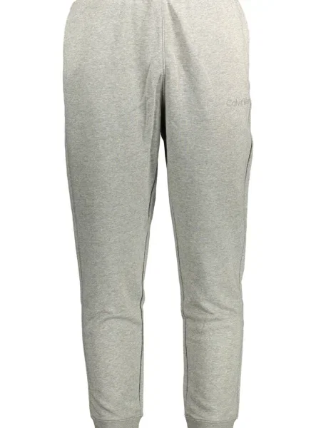 Hlače Calvin Klein siva