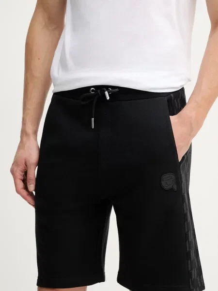 KARL LAGERFELD Pantaloni scurți sport negru