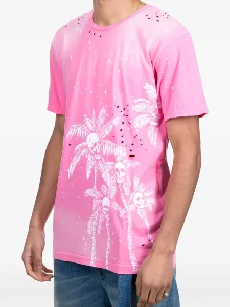 Tricou Domrebel cu imagine roz
