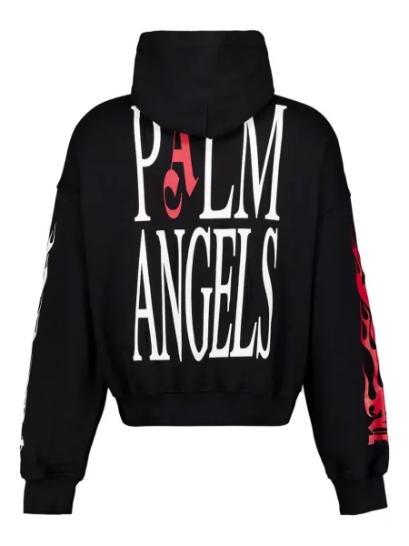 Суичър с качулка Palm Angels черно