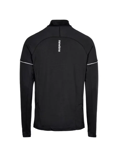 Bluza Newline core zip neck czarna
