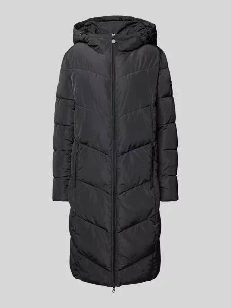 Płaszcz pikowany z kapturem model ‘WILLOW’ Frieda & Freddies czarny