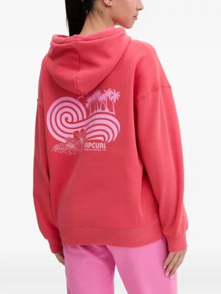 Hanorac cu glugă Rip Curl cu imagine cu cordon roșu