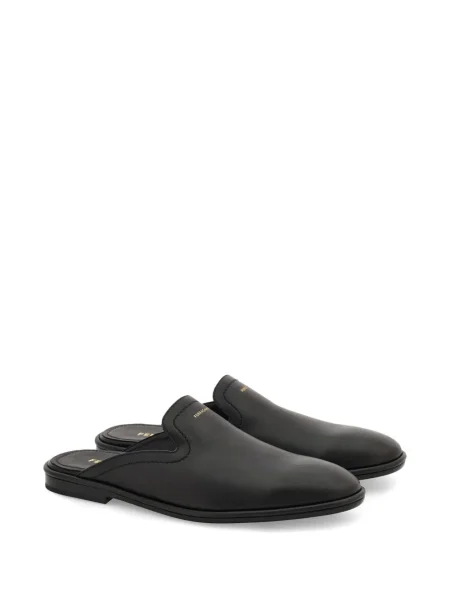 Papuci tip mules Ferragamo negru