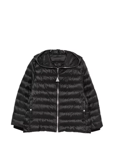 Geacă Moncler + Rick Owens cu glugă negru