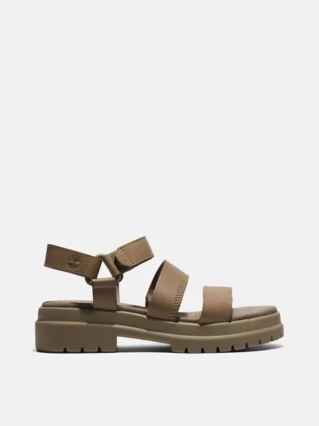 Замшевые босоножки Timberland бежевые