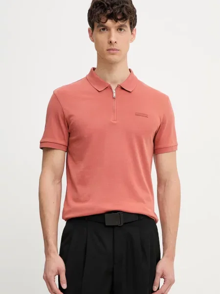 Calvin Klein polo brązowa