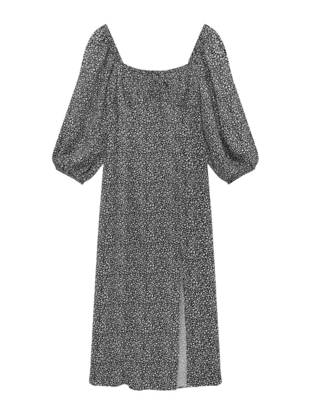 Pull&Bear Rochie negru / murdar alb