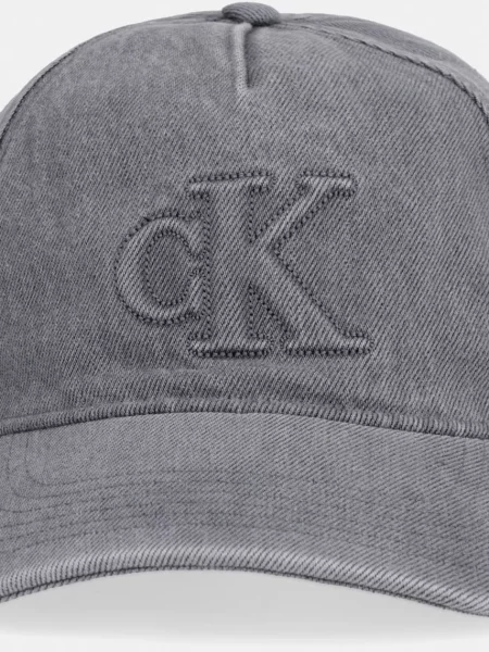 Calvin Klein Čiapka tmavosivá sivá