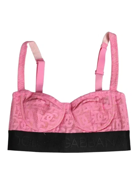 Biustonosz balkonetka Dolce And Gabbana różowa
