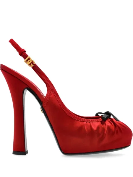Pantofi cu toc Dolce & Gabbana roșu