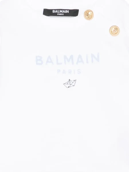 Bluza dziecięca Balmain biała