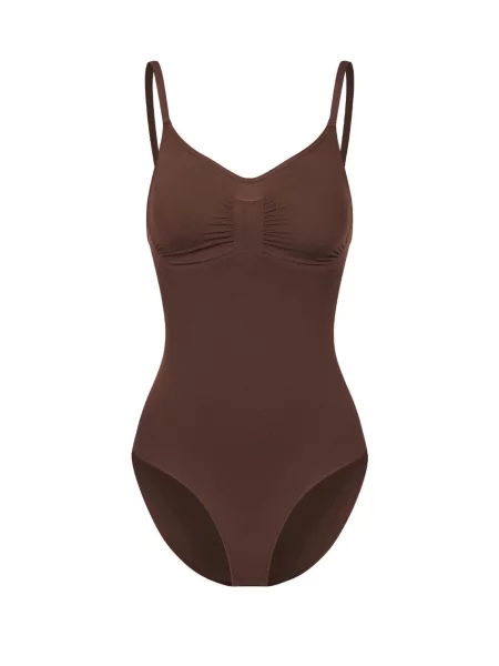 Cfab Alakformáló body Bodysuit Sculpting Shapewear mit Slip' barna