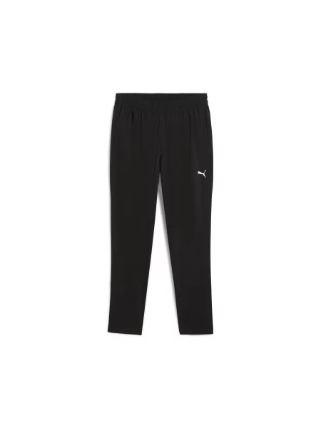 Tkane spodnie TAD ESSENTIALS o zwężanym kroju czarne
