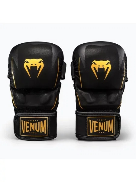Рукавиці MMA Venum G-Core Sparring black/gold чорні
