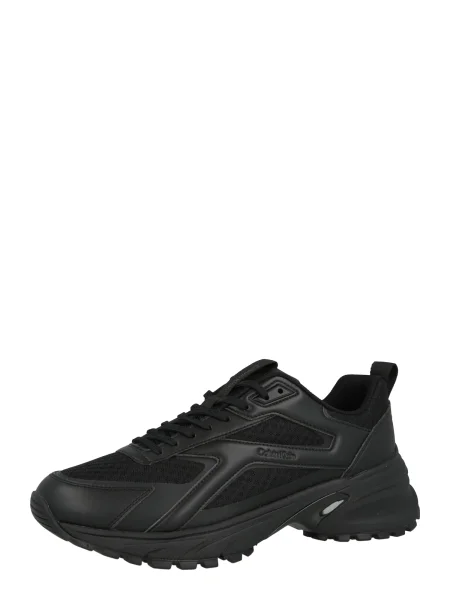 Calvin Klein Sneakersy Hike Runner Laceup Strip M-Lt čierna