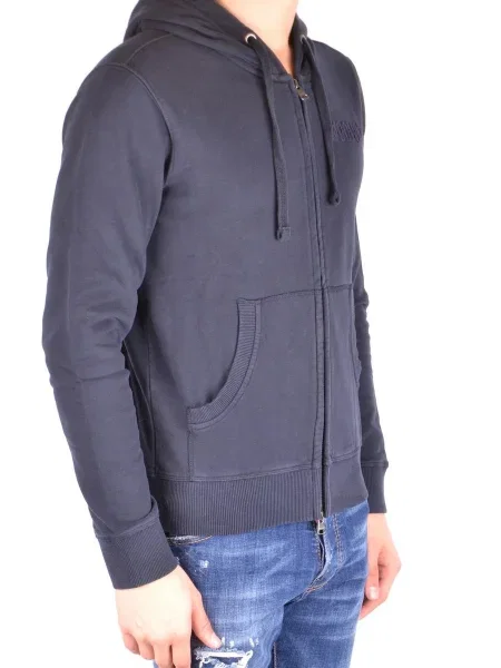 Hoodie Woolrich s kapuco modra