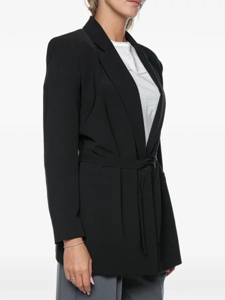 Cu centură sacou Armani Exchange negru