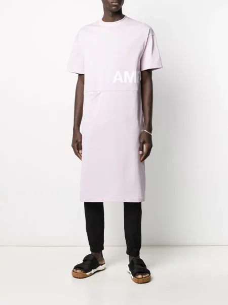 Tricou Ambush cu imagine lung roz