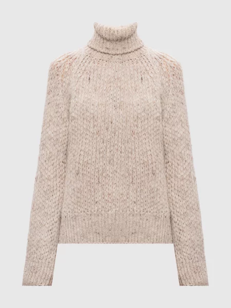 Свитер Ermanno Scervino Life из альпаки бежевый