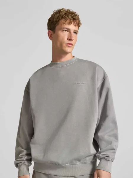 Bluza o kroju relaxed fit z mieszanki bawełny Pegador