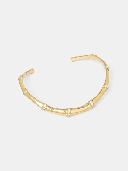 Колие Guess BAMBOO златисто