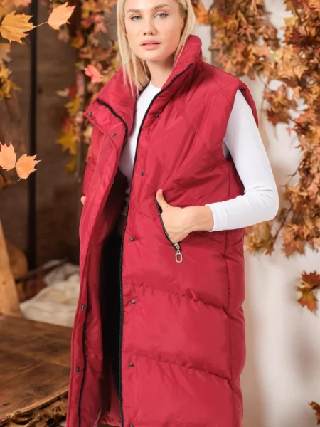 Vestă Dewberry bordo