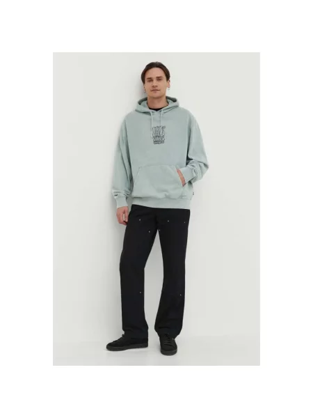 Bluza z kapturem Vans z kapturem zielona